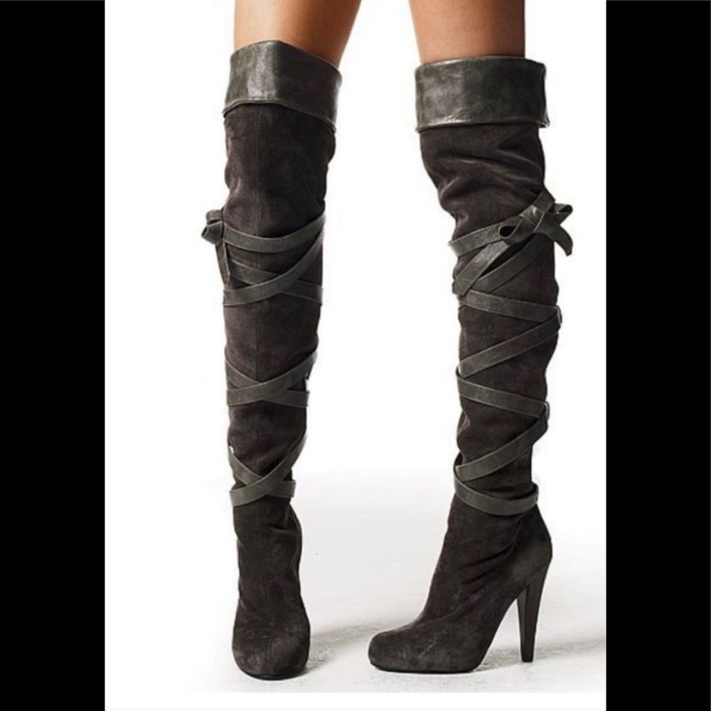 Colin Stuart Over the Knee Leather Boots